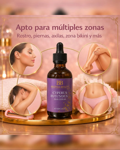 Aceite de Cyperus Rotundus 60ml | Inhibe el crecimiento del vello